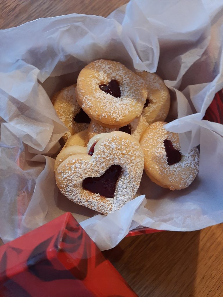 Herz-Kekse zum Valentinstag