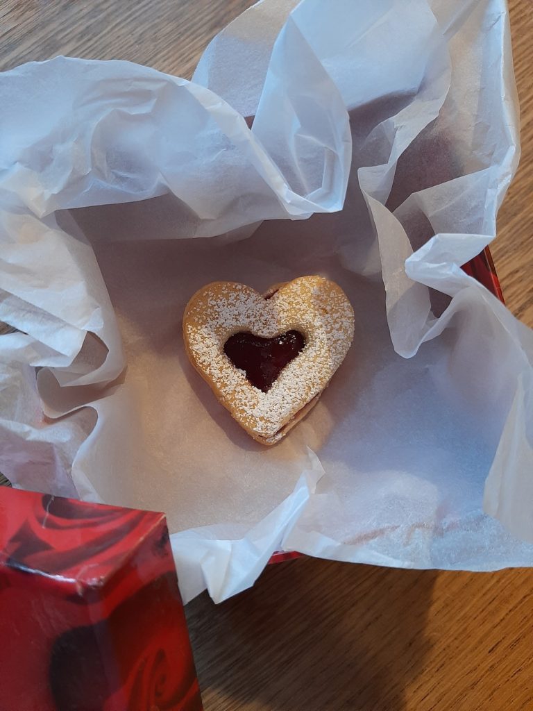 Herz-Kekse zum Valentinstag